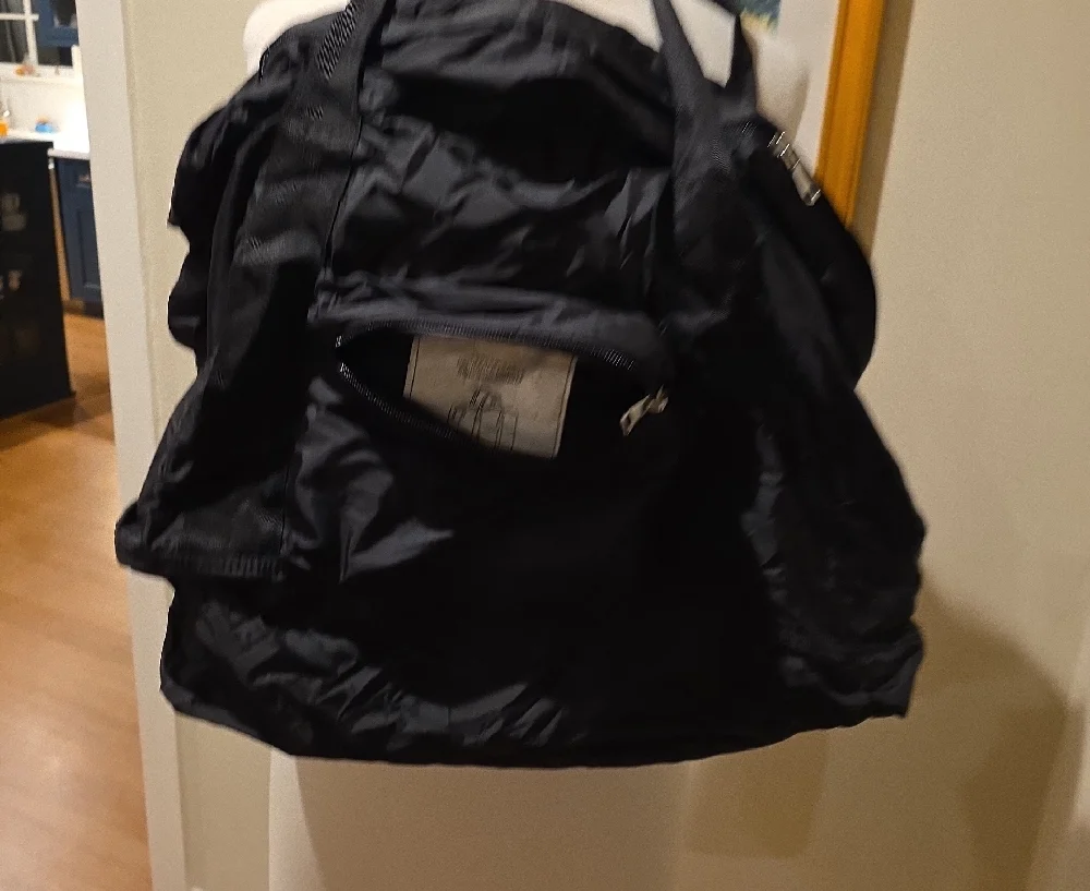 Black Packable Duffel Bag